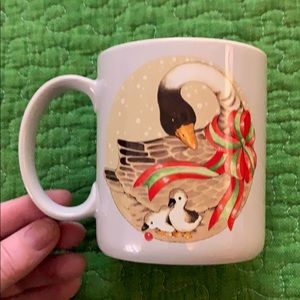 Enesco Adorable Christmas goose & goslings mug